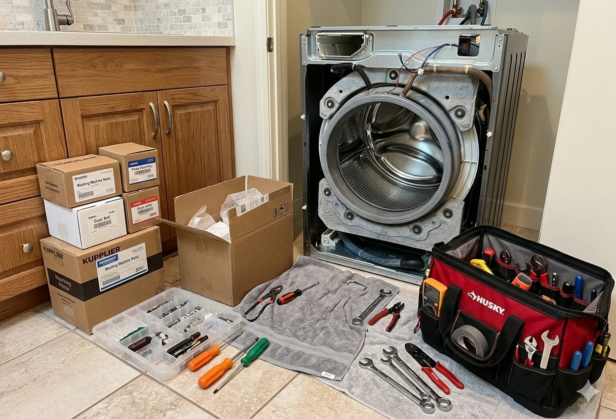 Washer and dryer technical components